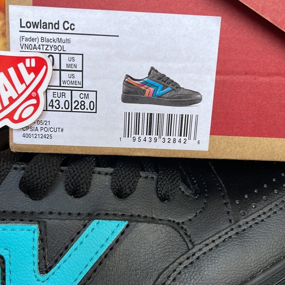 Vans Men’s Lowland Cc Fader Black/Multi sneakers - Picture 16 of 16